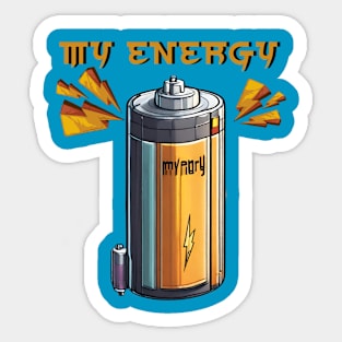 my energy source Sticker